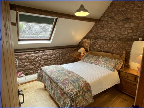 Double bedroom in Horner Cottage