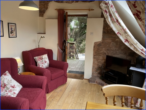 Lounge/kitchen/diner in Horner Cottage