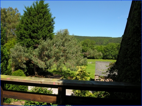 View from the balcony of Horner Cottage