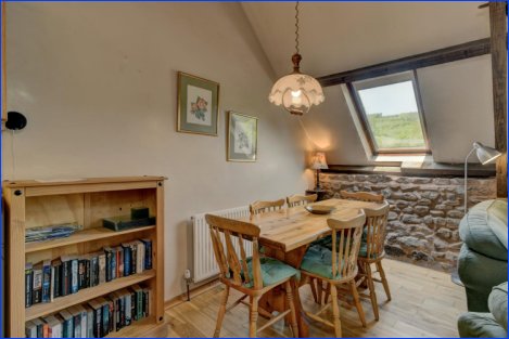 Dining Area in Withycombe Cottage